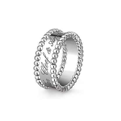 [Elara]SIGNATURE DUAL-BEADED BAND RING