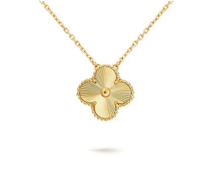 [Elara]15MM CLOVER FLOWER PENDANT NECKLACE COLLECTION