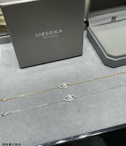[Elara]ラッキーアイ パヴェダイヤモンド ブレスレット