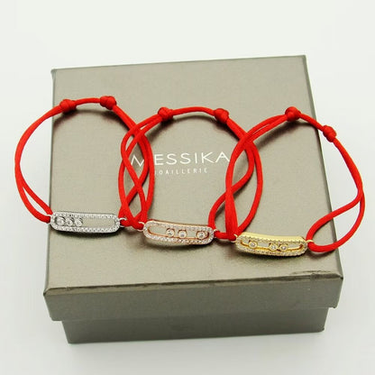 [Elara]CARE(S) PAVÉ CORD BRACELET