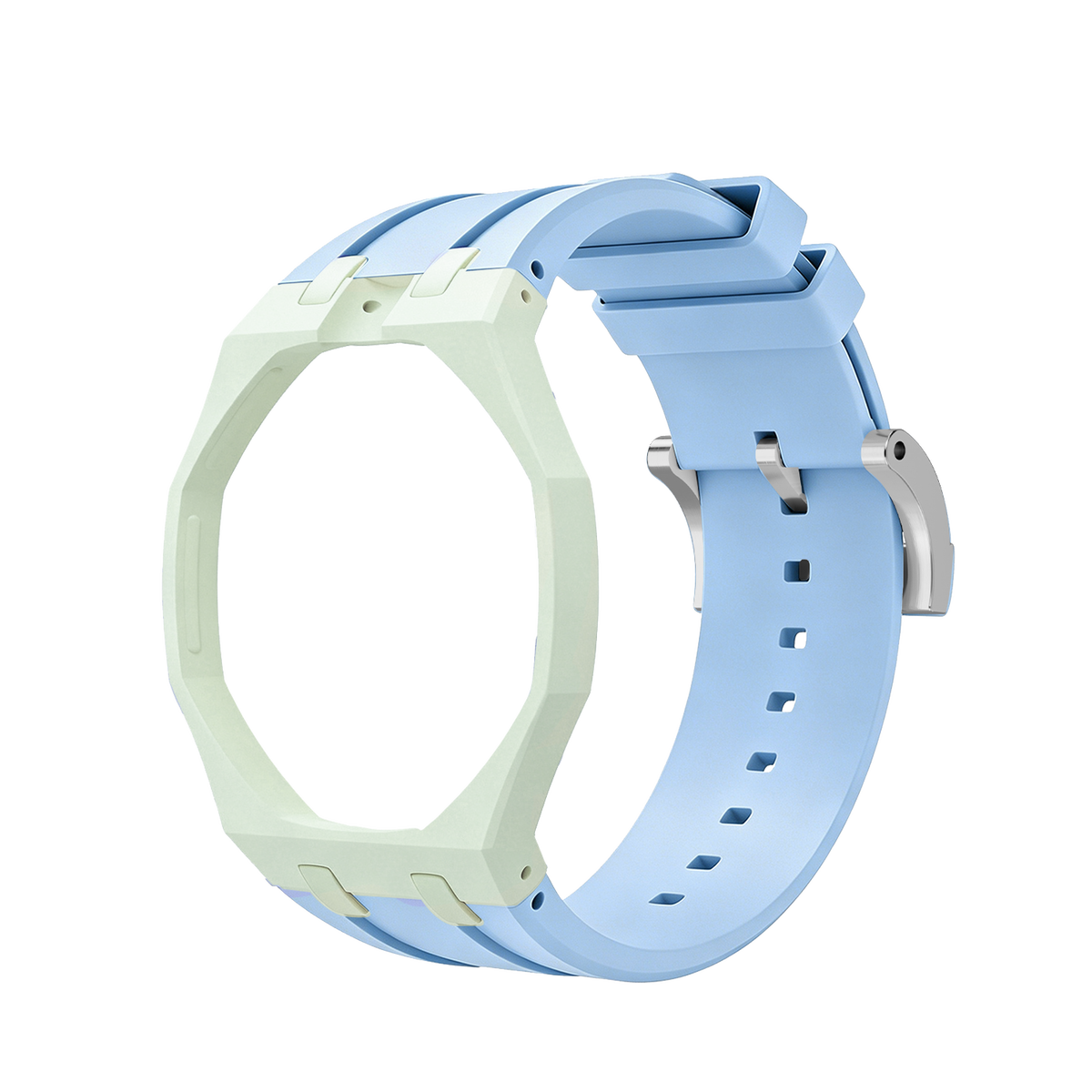 [Elara]Royal Oak Pop Exclusive Bioceramic Case & Silicone Strap Mix Color