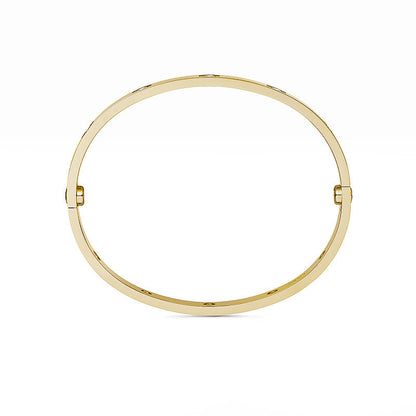 [Elara]CLASSIC 6.1MM LOVE BANGLE - 10-DIAMOND