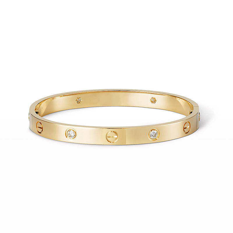 [Elara]CLASSIC 6.1MM LOVE BANGLE - 4ダイヤモンド