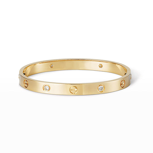 [Elara]CLASSIC 6.1MM LOVE BANGLE - 4ダイヤモンド