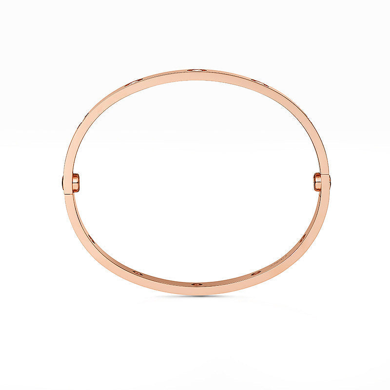 [Elara]CLASSIC 6.1MM LOVE BANGLE - 10-DIAMOND