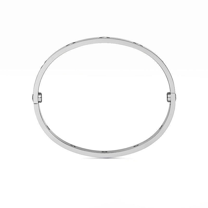[Elara]CLASSIC 6.1MM LOVE BANGLE - 10-DIAMOND