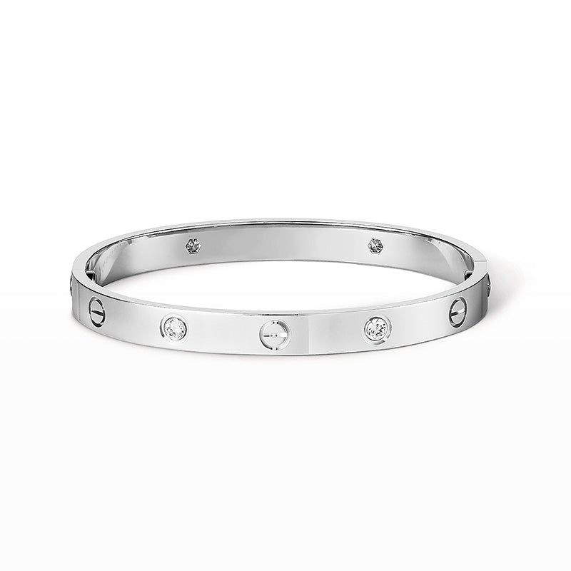 [Elara]CLASSIC 6.1MM LOVE BANGLE - 4ダイヤモンド