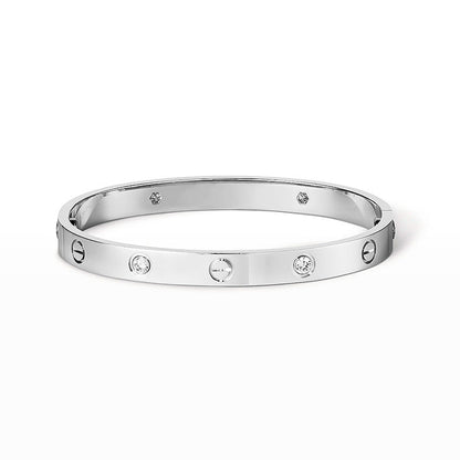 [Elara]CLASSIC 6.1MM LOVE BANGLE - 4ダイヤモンド