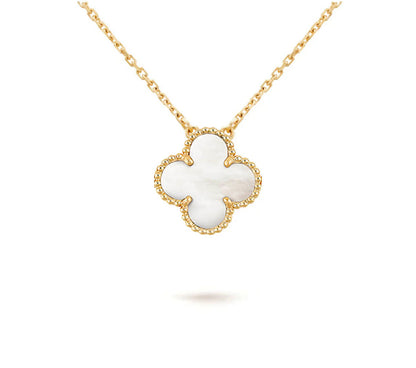 [Elara]15MM CLOVER FLOWER PENDANT NECKLACE COLLECTION