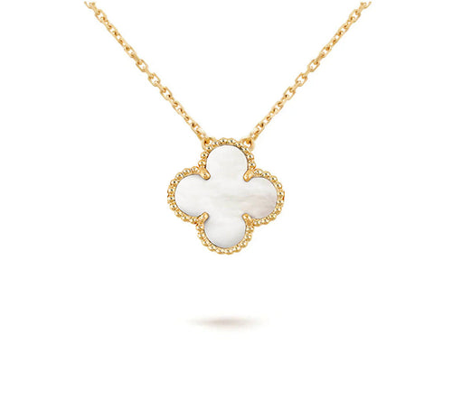 [Elara]15MM CLOVER FLOWER PENDANT NECKLACE COLLECTION