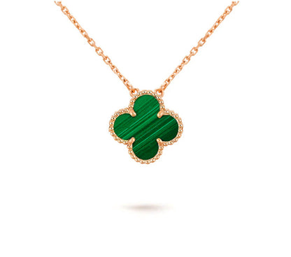 [Elara]15MM CLOVER FLOWER PENDANT NECKLACE COLLECTION