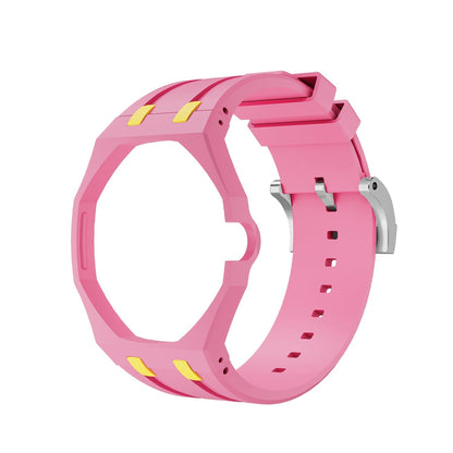 [Elara]Royal Oak Pop Exclusive Bioceramic Case & Silicone Strap Mix Color