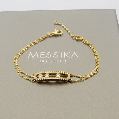[Elara]MOVE CLASSIQUE PAVÉ DIAMOND BRACELET