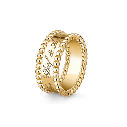 [Elara]SIGNATURE DUAL-BEADED BAND RING