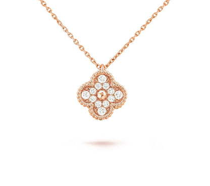 [Elara]9.5MM MINI CLOVER PENDANT NECKLACE COLLECTION