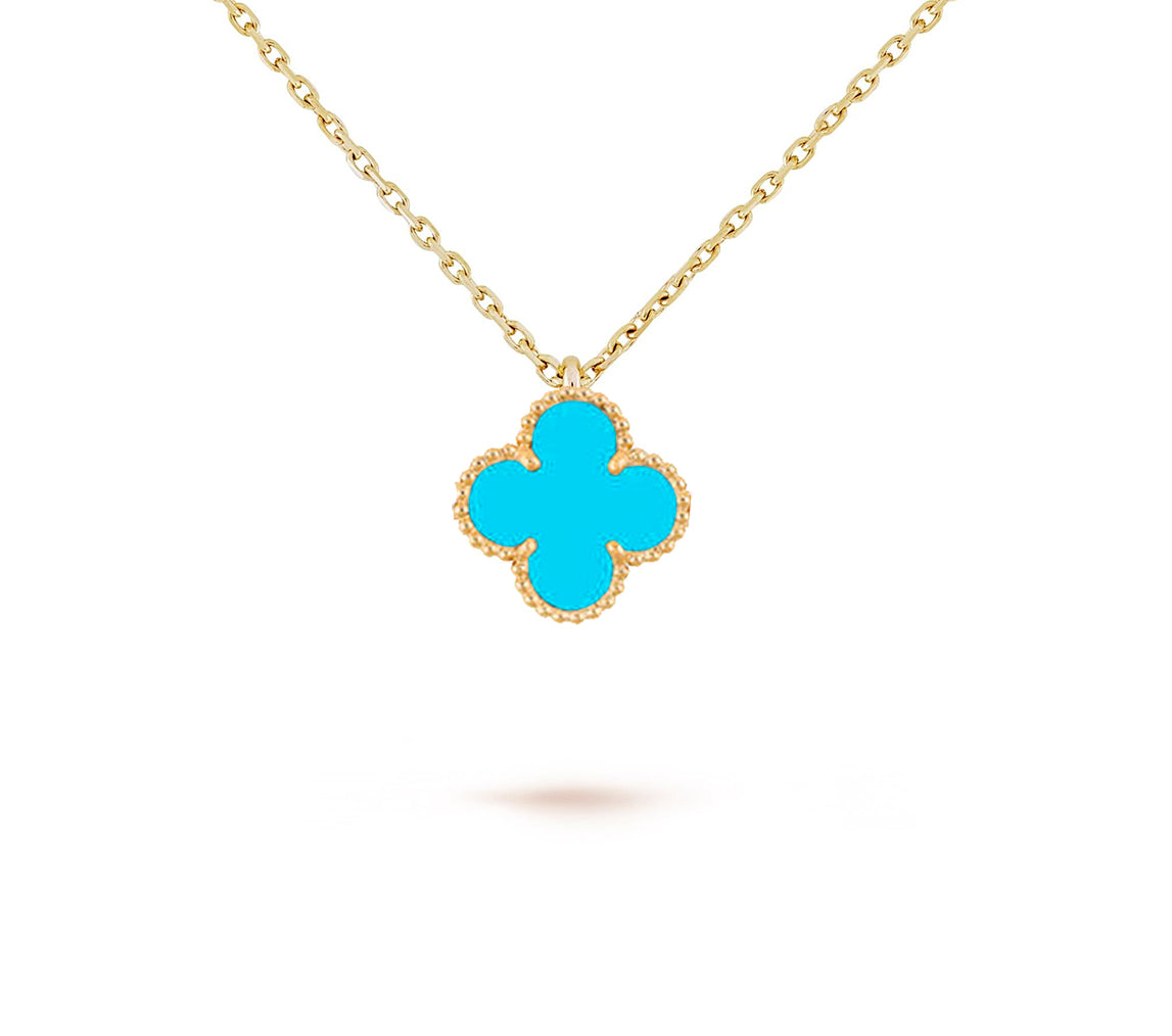 [Elara]9.5MM MINI CLOVER PENDANT NECKLACE COLLECTION