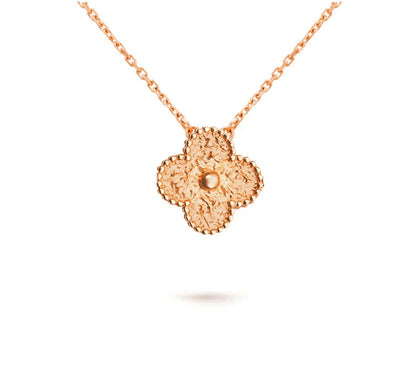 [Elara]15MM CLOVER FLOWER PENDANT NECKLACE COLLECTION