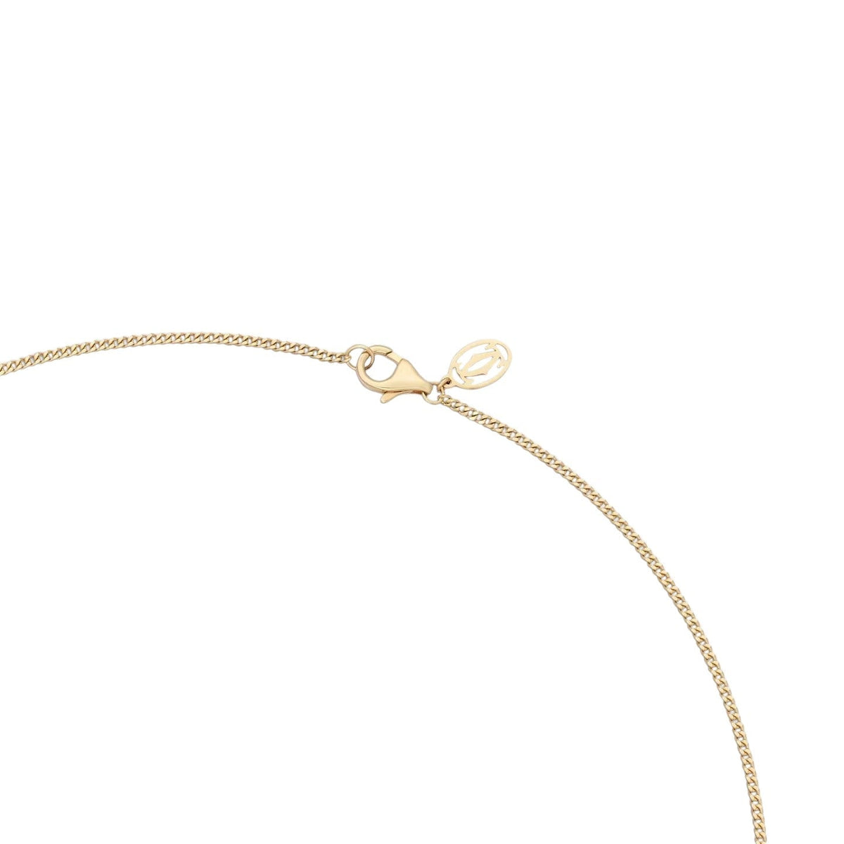 [Elara]TRI-COLOR SQUARE RING NECKLACE