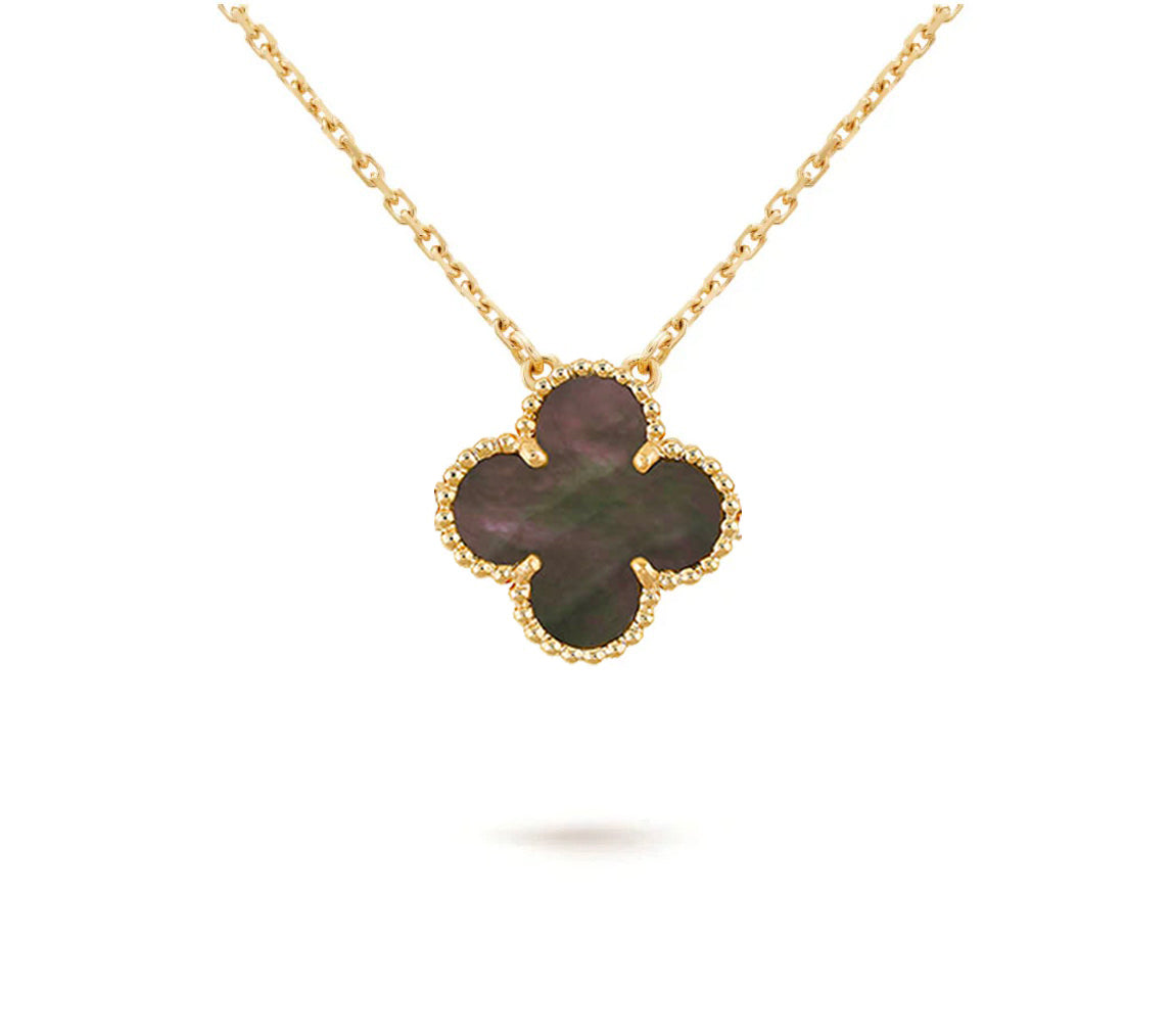 [Elara]15MM CLOVER FLOWER PENDANT NECKLACE COLLECTION
