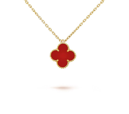 [Elara]9.5MM MINI CLOVER PENDANT NECKLACE COLLECTION