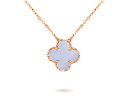 [Elara]15MM CLOVER FLOWER PENDANT NECKLACE COLLECTION
