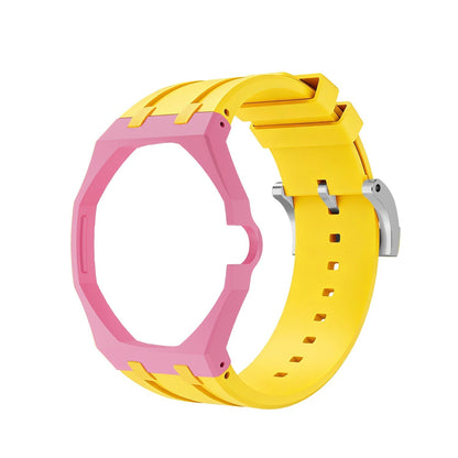 [Elara]Royal Oak Pop Exclusive Bioceramic Case & Silicone Strap Mix Color