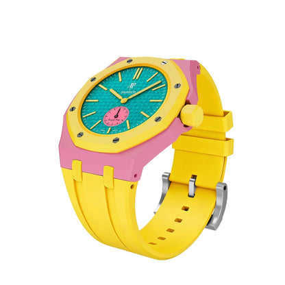[Elara]Royal Oak Pop Exclusive Bioceramic Case & Silicone Strap Mix Color