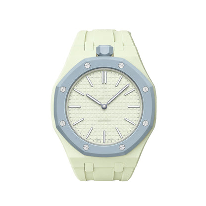 [Elara]OAK POP EXKLUSIV CREMIG GELBES SILIKONARMBAND
