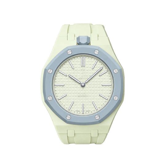 [Elara]OAK POP EXCLUSIVE CREAMY YELLOW SILICONE STRAP