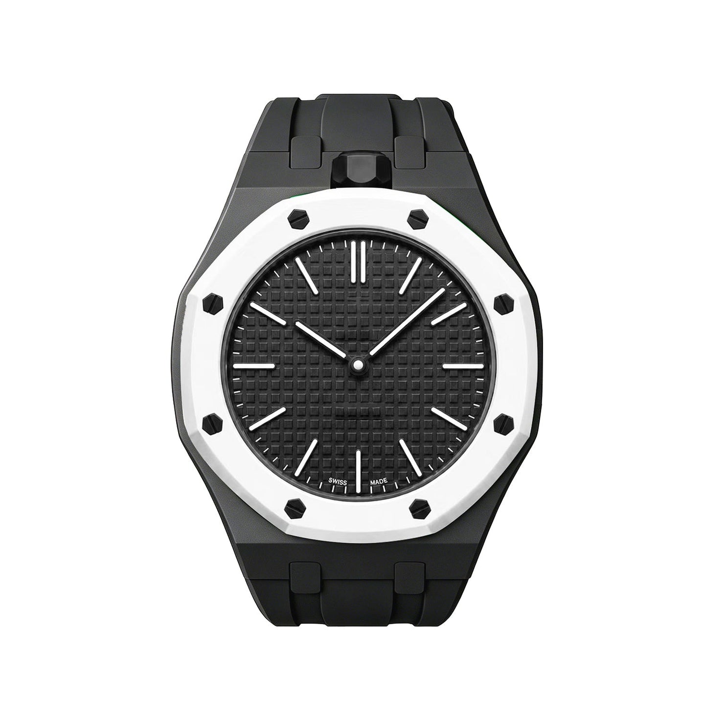 [Elara]OAK POP EXCLUSIVE BLACK SILICONE STRAP