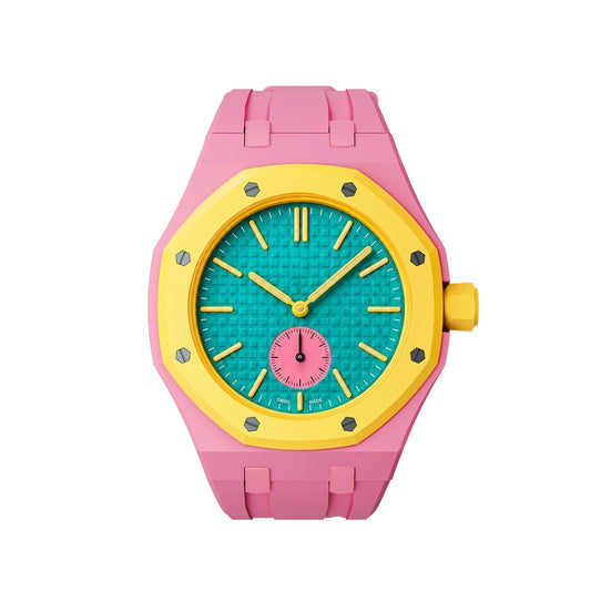 [Elara]OAK POP EXCLUSIVE PINK SILICONE STRAP