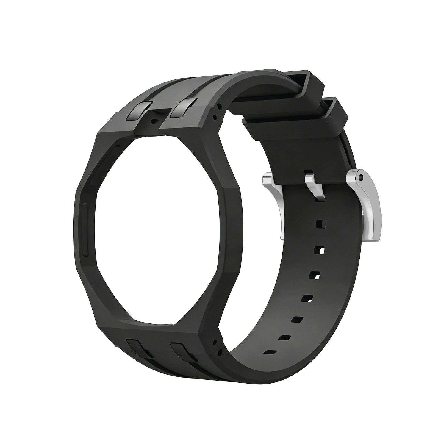 [Elara]OAK POP EXCLUSIVE BLACK SILICONE STRAP