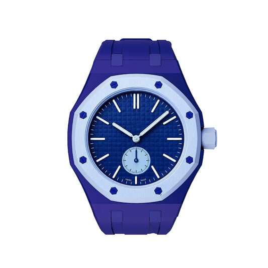 [Elara]OAK POP EXCLUSIVE DARK BLUE SILICONE STRAP
