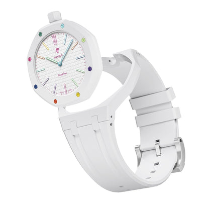 [Elara]オークポップ限定 ホワイトシリコンストラップ