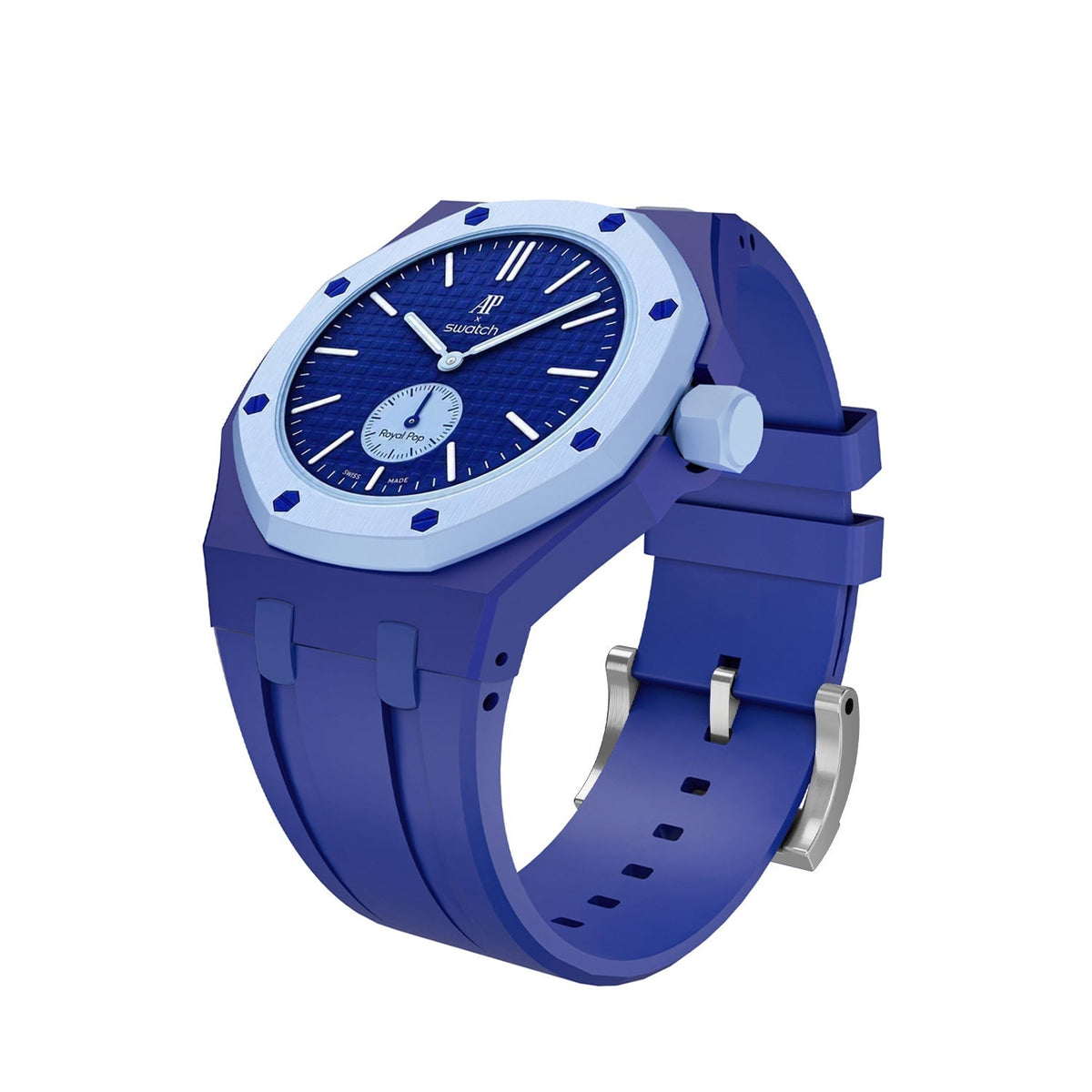 [Elara]OAK POP EXKLUSIVES DUNKELBLAUES SILIKONARMBAND
