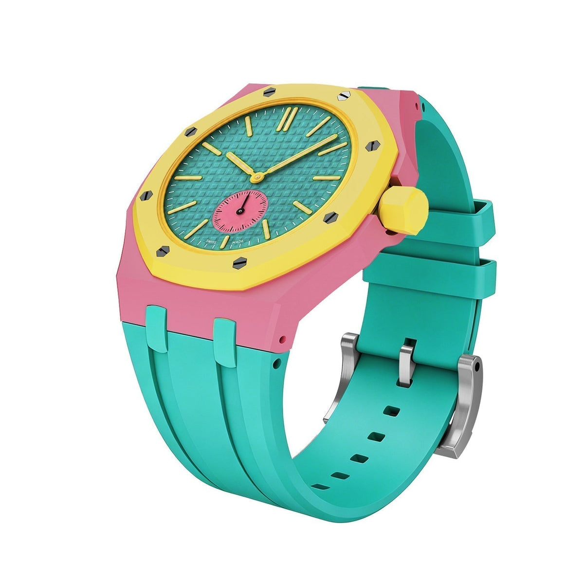 [Elara]ROYAL OAK POP EXCLUSIVE BIOCERAMIC CASE & SILICONE STRAP