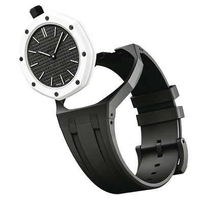 [Elara]OAK POP EXCLUSIVE BLACK SILICONE STRAP