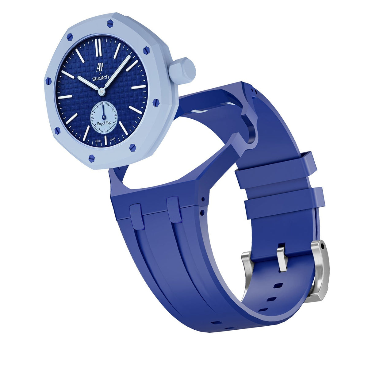 [Elara]OAK POP EXKLUSIVES DUNKELBLAUES SILIKONARMBAND