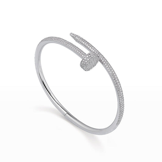[Elara]JUSTE UN CLOU 3.5MM FULL PAVÉ NAGELARMBAND