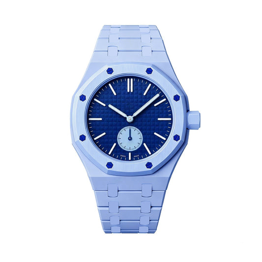 [Elara]OAK POP EXCLUSIVE LIGHT BLUE BIOCERAMIC STRAP
