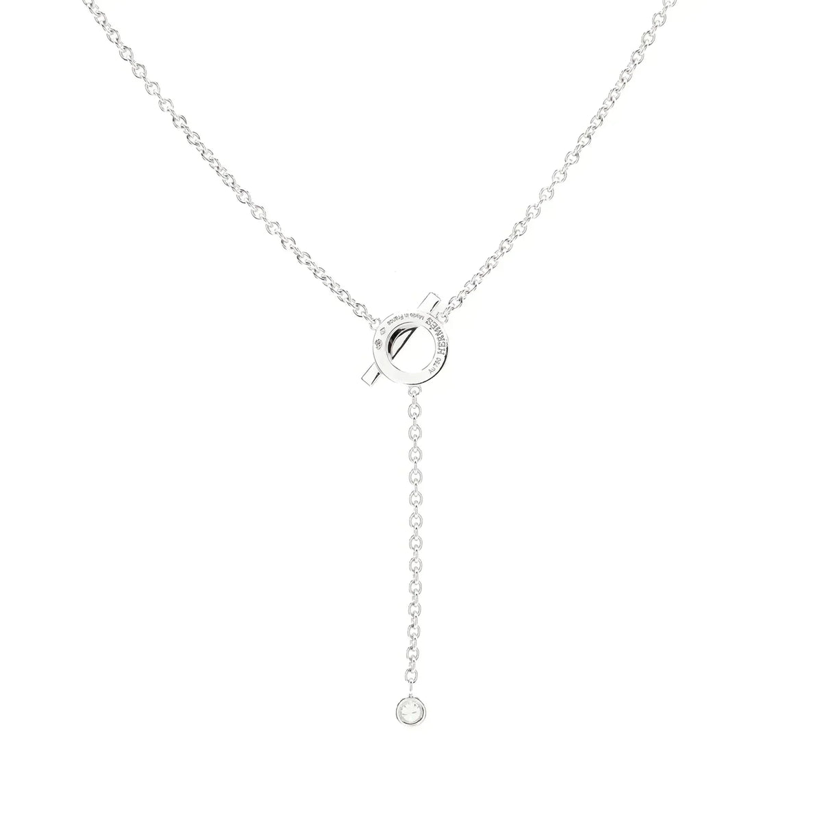 [Elara]FINESSE SILBERNE DIAMANTENHALSKETTE