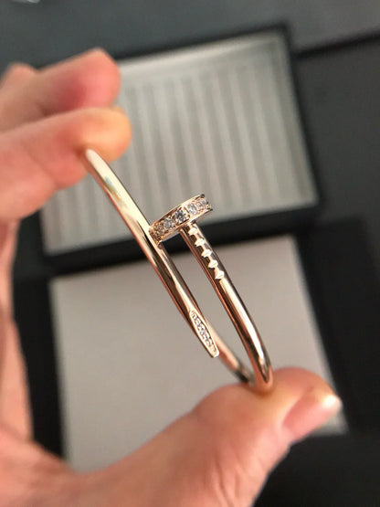 [Elara]JUSTE UN CLOU 3.5MM CLASSIC DIAMOND BANGLE