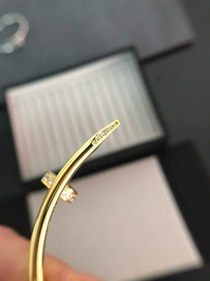 [Elara]JUSTE UN CLOU 3.5MM CLASSIC DIAMOND BANGLE