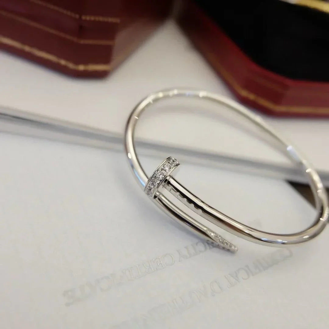 [Elara]JUSTE UN CLOU 3.5MM CLASSIC DIAMOND BANGLE