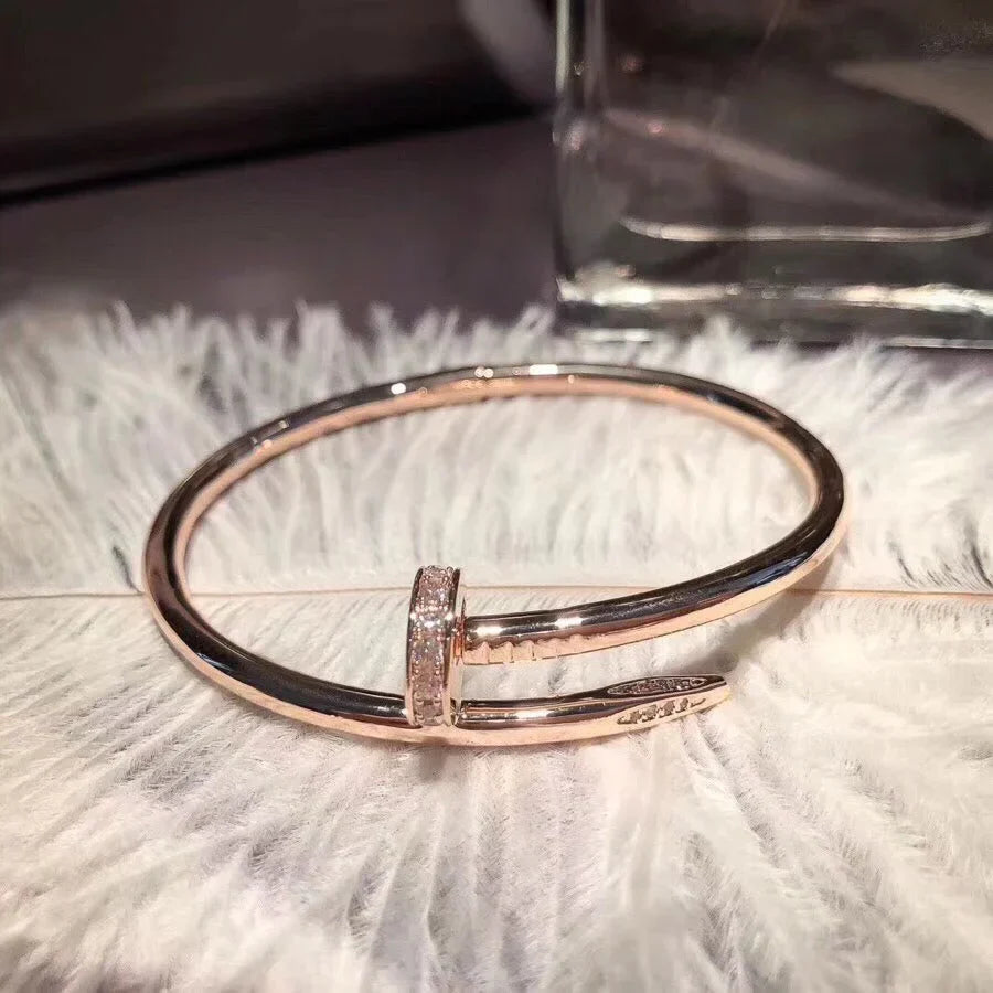 [Elara]JUSTE UN CLOU 3.5MM CLASSIC DIAMOND BANGLE