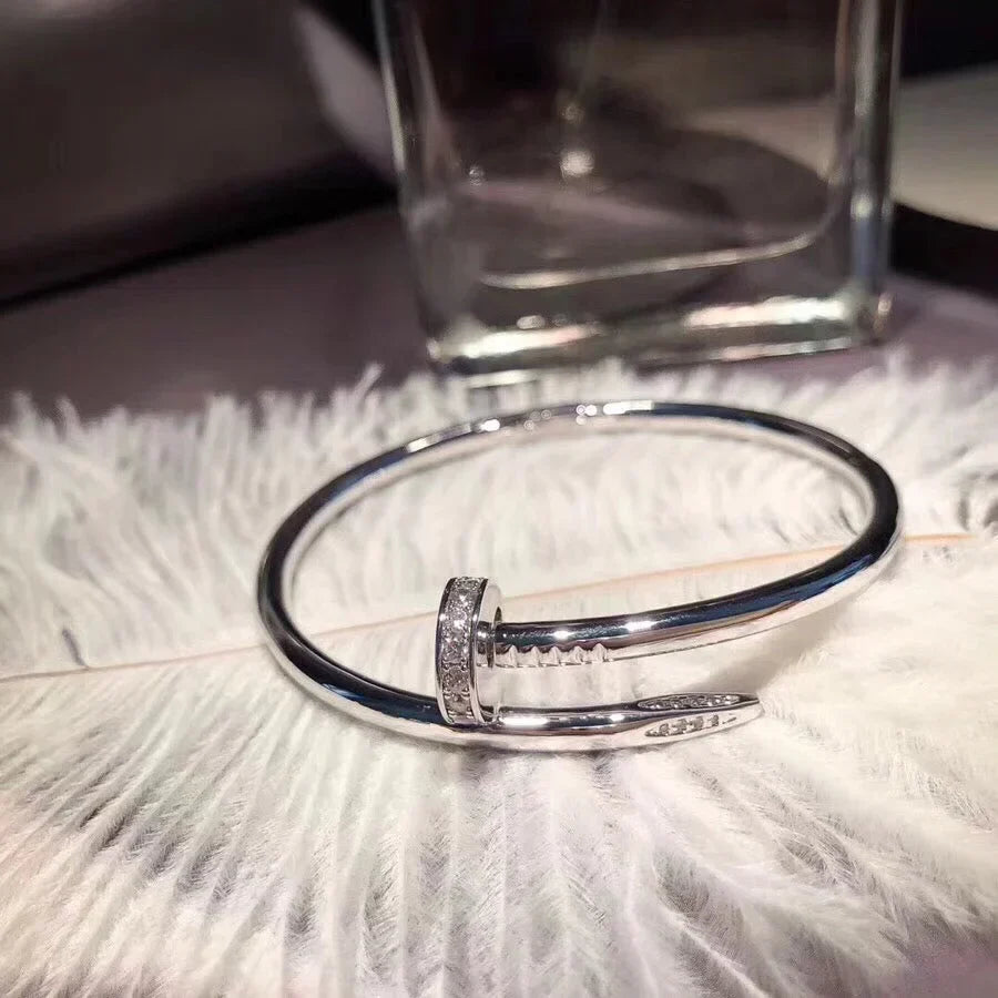 [Elara]JUSTE UN CLOU 3.5MM CLASSIC DIAMOND BANGLE