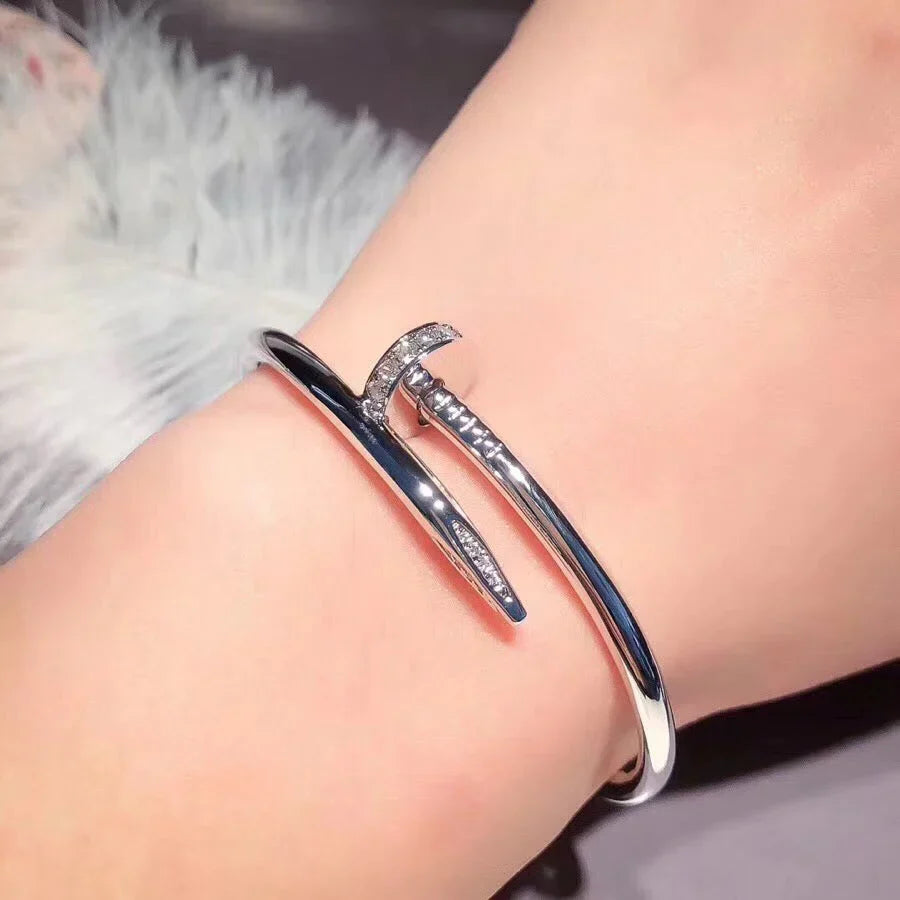 [Elara]JUSTE UN CLOU 3.5MM CLASSIC DIAMOND BANGLE