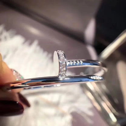 [Elara]JUSTE UN CLOU 3.5MM CLASSIC DIAMOND BANGLE