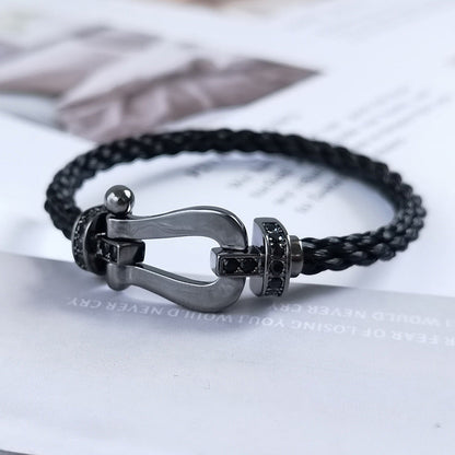 [Elara]FORCE LARGE SERIES BLACK SAMURAI BRACELET