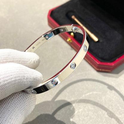 [Elara]CLASSIC 6.1MM LOVE BANGLE - 10-DIAMOND